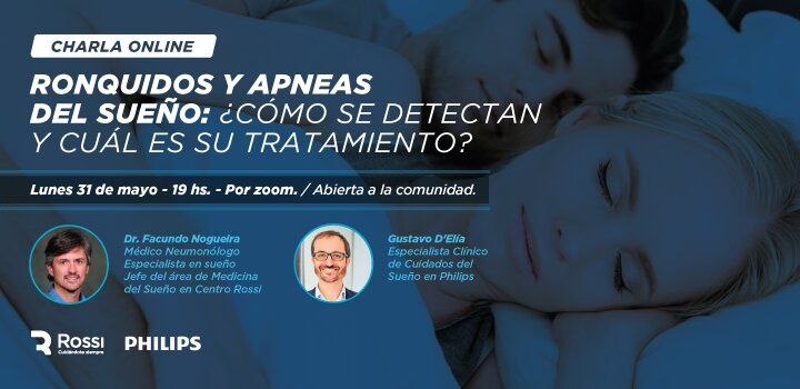 Charla online: Ronquidos y apneas del sueño